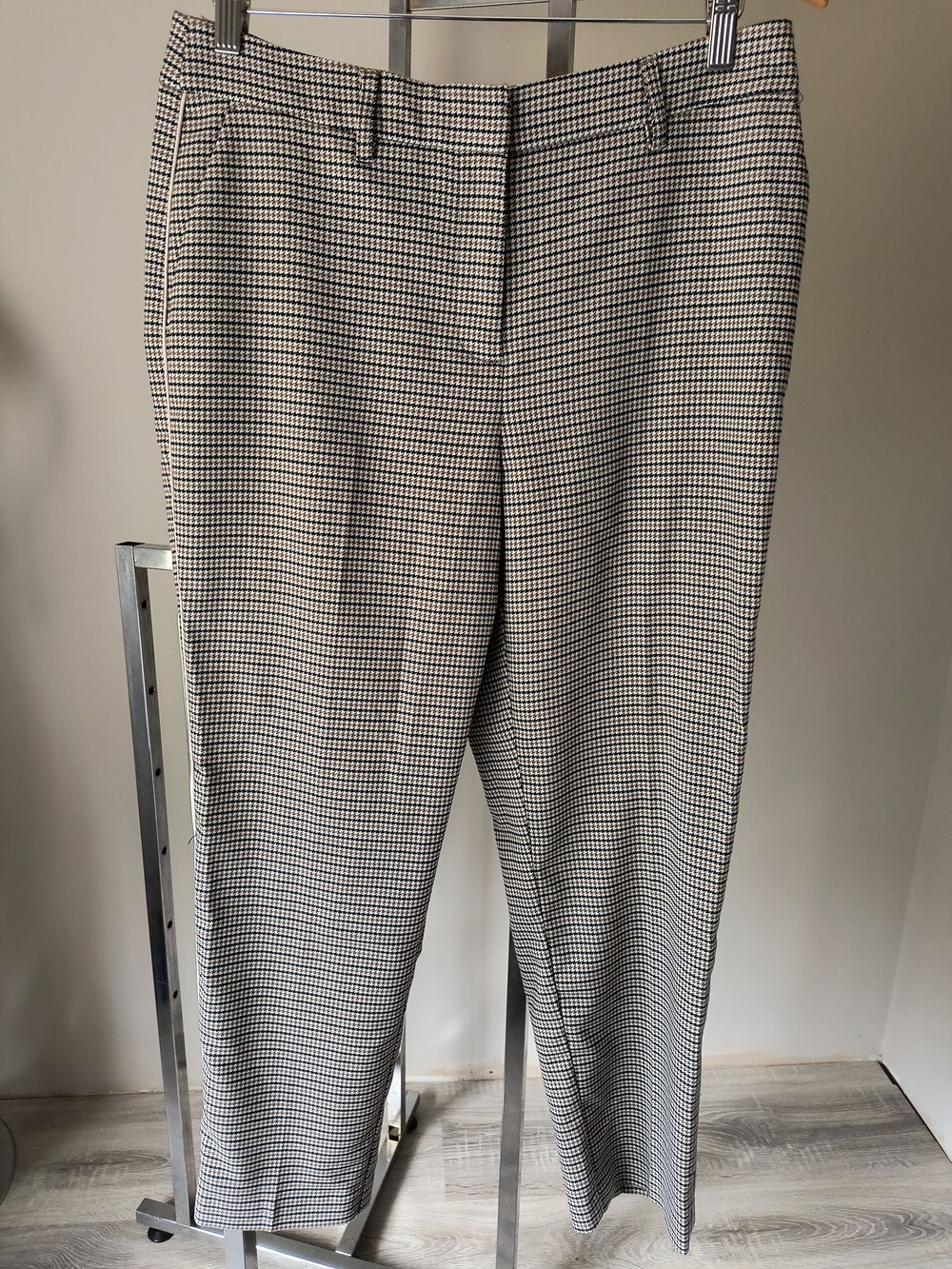 Ricki's Parker Slim Ankle Pant Houndstooth Plaid - Size 10 Regular
